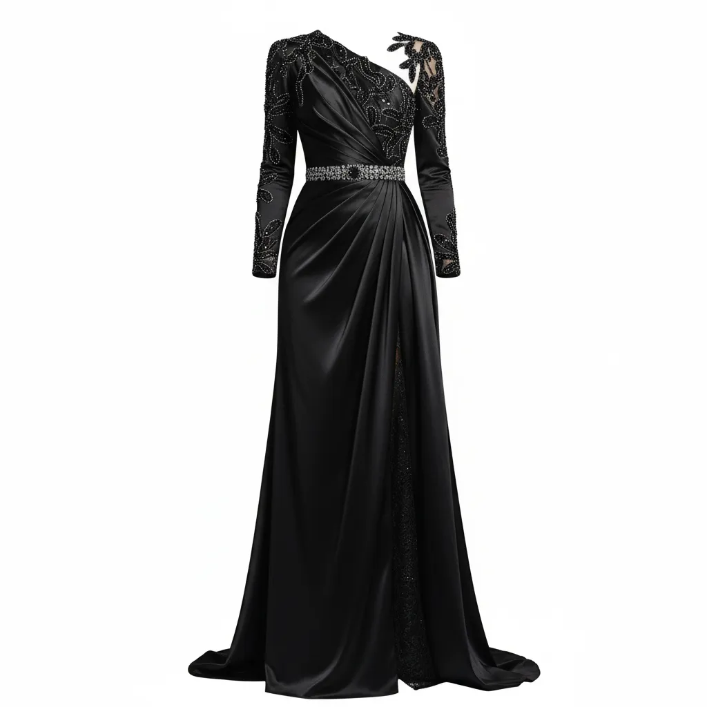 The Baroque Noir Gown - Image 4